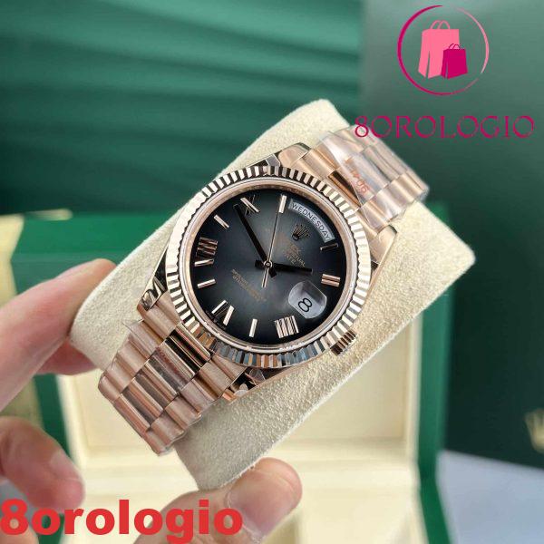 Rolex Day-Date 228235 Oro Rosa Quadrante Slate Ombré 188g Super Replica 40mm Orologio