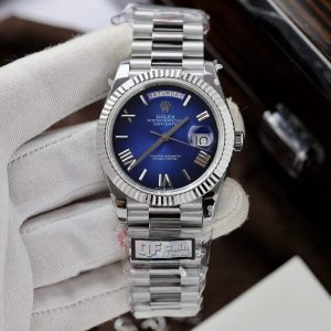 Rolex Day-Date 228236 Quadrante Blu Ombré 185g Migliore Replica Super Clone 40mm Orologio