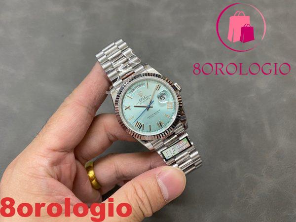 Replica Migliore Rolex Day-Date 228236-0012 Quadrante Blu Ghiaccio 184g 40mm Orologio - immagine 3