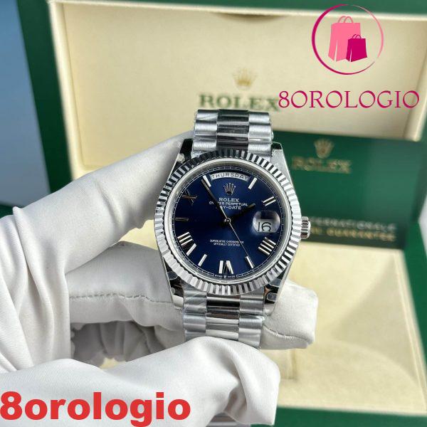 Rolex Day-Date 228239-0007 Quadrante Blu Romano 178g GMF V3 Migliore Replica 40mm Orologio - immagine 4
