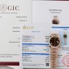 Rolex Day-Date 228345RBR-0009 Quadrante con Numeri Romani in Cioccolato Placcato in Oro 18k Replica GMF V3 40mm con Ghiera in Moissanite Orologio