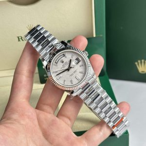 Rolex Day-Date 40 Quadrante Meteorite Baguette 176g Migliore Replica V3 GMF 40mm Orologio