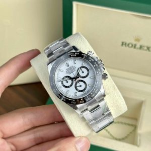 Rolex Daytona 116500LN Quadrante Bianco Panda Migliore Replica Clean Factory 40mm Orologio
