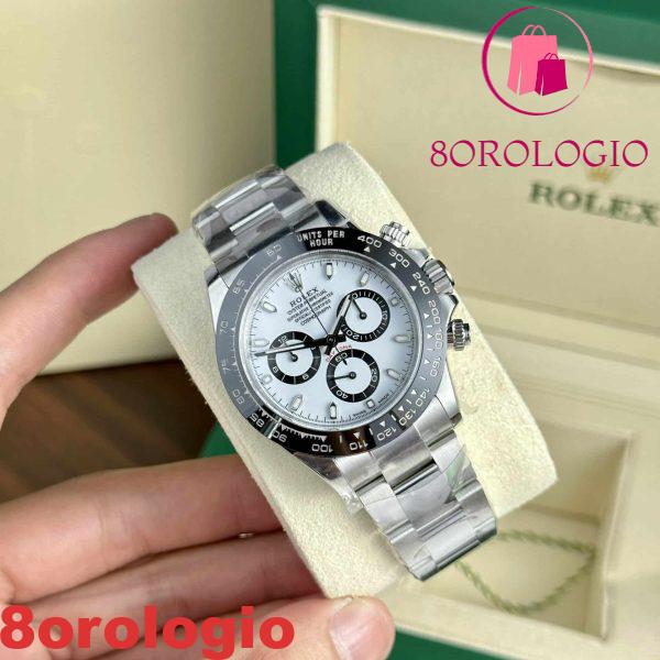 Rolex Daytona 116500LN Quadrante Bianco Panda Migliore Replica Clean Factory 40mm Orologio - immagine 5