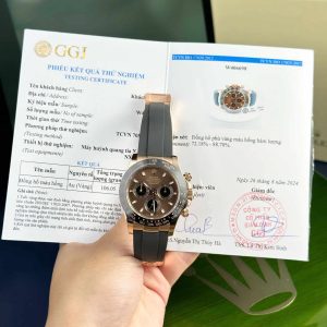 Rolex Daytona 116515LN-0041 Quadrante Cioccolato 18K Orologio Placcato Oro Migliore Replica 40mm Orologio