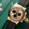 Replica Rolex Daytona 116518 Oro Giallo Quadrante Champagne Oysterflex 40mm Orologio