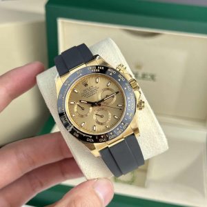 Rolex Daytona 116518LN-0042 Oro Giallo Quadrante Champagne Oysterflex Miglior Replica Clean Factory 40mm Orologio