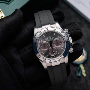 Rolex Daytona 116519 Quadrante Grigio Arabo Oysterflex Super Replica 40mm Orologio