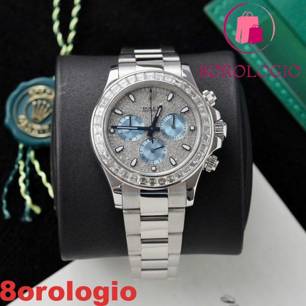 Rolex Daytona 116576TBR Custom Moissanite Bezel And Dial Oyster Bracelet 1:1 Miglior Replica 40mm Orologio - immagine 2