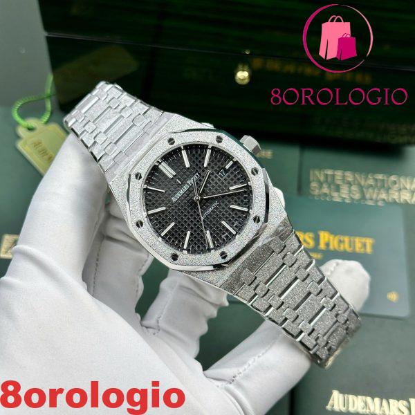 Audemars Piguet Royal Oak 15454BC Frosted Gold Quadrante Nero 1:1 Miglior Replica APSF 37mm Orologio - immagine 3