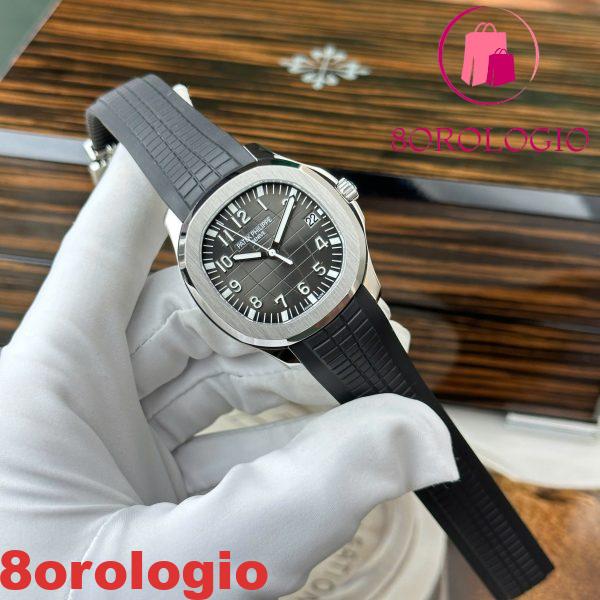 Patek Philippe Aquanaut 5167A-001 Quadrante Nero Modificato Opzioni Massime Super Clone Replica Migliore 40.8mm Orologio - immagine 8