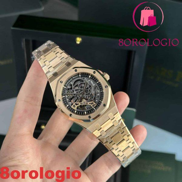 Audemars Piguet Royal Oak Skeleton 15407OR Migliore Replica APS 41mm Orologio - immagine 4