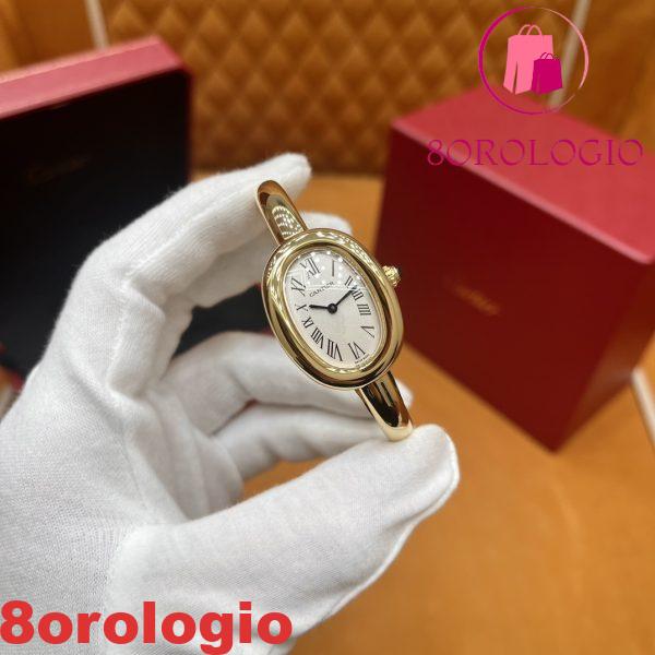 Cartier Baignoire WGBA0037 Small Model 18K Oro Giallo Avvolto 1:1 Migliore Replica (Misura del Polso 15, 16, 17cm) Orologio - immagine 4