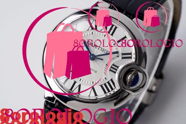 Cartier Ballon Bleu W6920085 Quadrante Bianco Pelle Movimento al Quarzo Migliore Replica AF 33mm Orologio - immagine 3