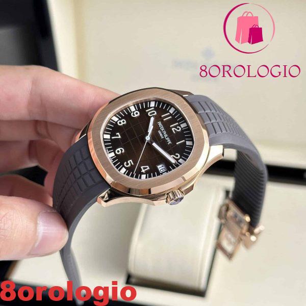 Replica di Alta Qualità Patek Philippe Aquanaut 5167R-001 Oro Rosa Quadrante Marrone 3K Factory 40.8mm Orologio - immagine 5