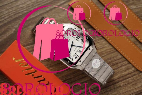 Cartier Santos Modello Grande Quadrante Bianco Migliore Replica BVF 39.8mm Orologio - immagine 3