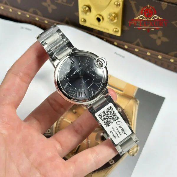 Cartier Ballon Bleu De Cartier WSBB0060 Quadrante Grigio Migliore Replica AF 40mm Orologio - immagine 5