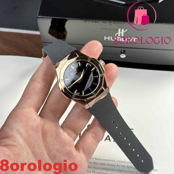 Replica Hublot Classic Fusion Orlinski King Gold Quadrante Nero 40mm Orologio - immagine 3