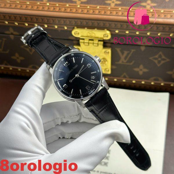 Audemars Piguet Code 11.59 15210BC Quadrante Nero Cinturino in Pelle 1:1 Migliore Replica APSF 41mm Orologio - immagine 5