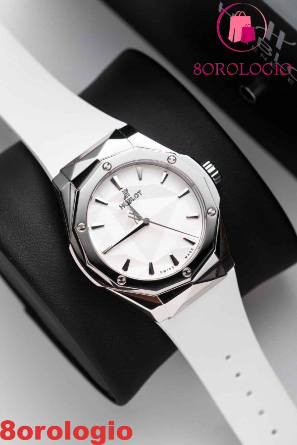 Hublot Classic Fusion Orlinski Titanium Quadrante Bianco Miglior Replica 40mm Orologio - immagine 3
