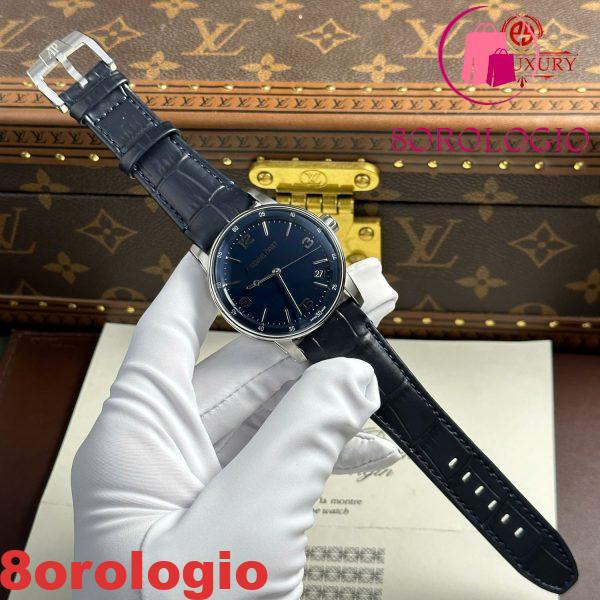 Audemars Piguet Code 11.59 Automatic 15210BC Quadrante Blu Cinturino in Pelle 1:1 Miglior Replica APSF 41mm Orologio - immagine 7