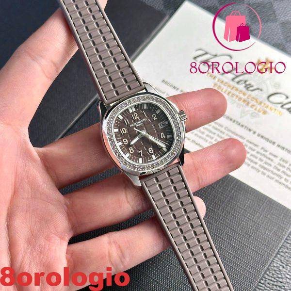 Patek Philippe Aquanaut 5067A-023 Quadrante Marrone Quarzo Replica 1:1 PPF 35.6mm Orologio - immagine 4