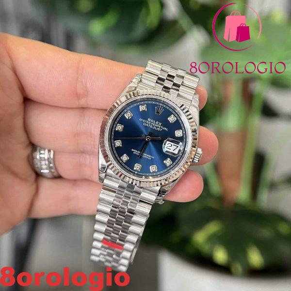 Rolex Datejust 36 126234-0037 Quadrante Blu con Diamanti Jubilee Replica di Alta Qualità VS Factory Orologio - immagine 3