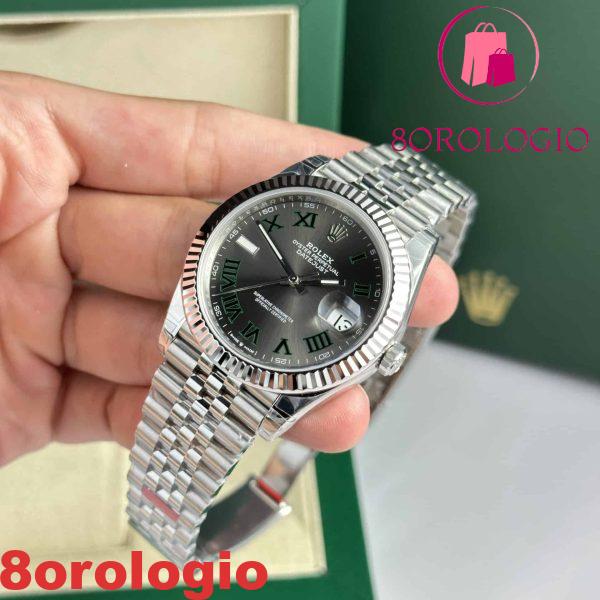 Rolex Datejust 41 126334 Quadrante Wimbledon Jubilee Super Clone VS Factory replica Orologio - immagine 6