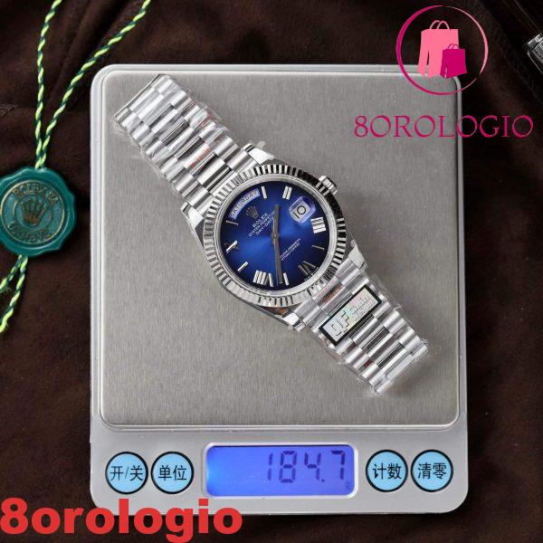 Rolex Day-Date 228236 Quadrante Blu Ombré 185g Migliore Replica Super Clone 40mm Orologio - immagine 6