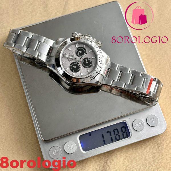 Rolex Daytona 116509 Quadrante Meteorite Indici Guadagna Peso Replica di Alta Qualità QF 40mm Orologio - immagine 4