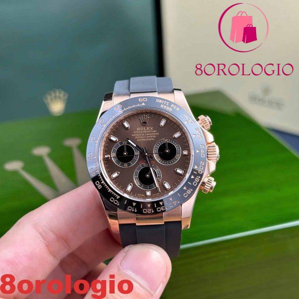 Rolex Daytona 116515LN-0041 Quadrante Cioccolato 18K Orologio Placcato Oro Migliore Replica 40mm Orologio - immagine 6