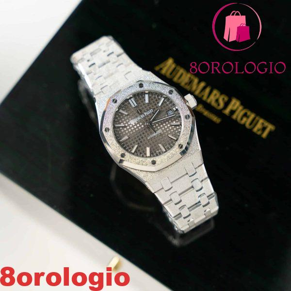 Audemars Piguet Royal Oak 15454BC Frosted Gold Quadrante Grigio Migliore Replica APSF 37mm Orologio - immagine 4