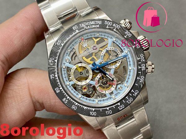 Rolex Daytona Artisans De Genève Montoya Skeleton Dial Carbon Bezel Miglior Replica Sonic Factory 40mm Orologio - immagine 3