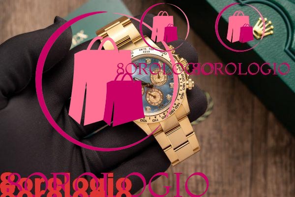 Rolex Daytona Oro Giallo Quadrante Personalizzato Viola MOP Miglior Replica 40mm Orologio - immagine 4