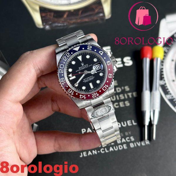 Rolex GMT-Master II 126710BLRO Pepsi Bracciale Oyster Clean Factory V3 Replica di Migliore Qualità 40mm Orologio - immagine 5