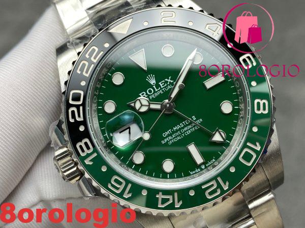 Rolex GMT-Master II 26729VTNR-0001 Quadrante in Ceramica Verde Bracciale Oyster 1:1 Replica ARF 40mm Orologio - immagine 4