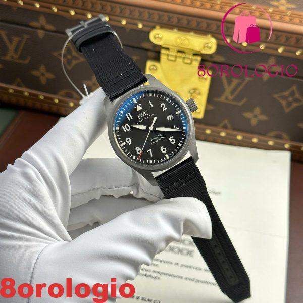 IWC Pilot’s Watch Mark XX Patrouille Suisse IW328209 Replica Migliore V7 Factory 41mm Quadrante Grigio Titanio Orologio - immagine 7