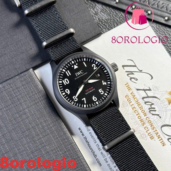 IWC Pilot’s Watch Top Gun IW326901 Black Ceramic Replica Migliore V7 Factory 41mm Orologio - immagine 3