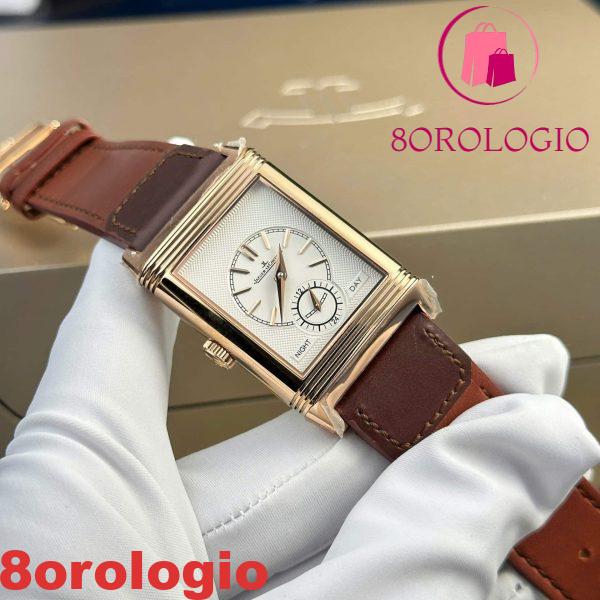 Jaeger-LeCoultre Reverso Tribute Duoface Oro Rosa Q396245J Replica Migliore MGF 47×28.3mm Orologio - immagine 4