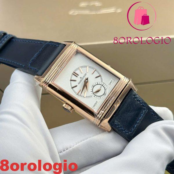 Jaeger-LeCoultre Reverso Tribute Duoface Small Seconds Q398258J Quadrante Blu Migliore Replica MGF 47×28.3mm Orologio - immagine 4