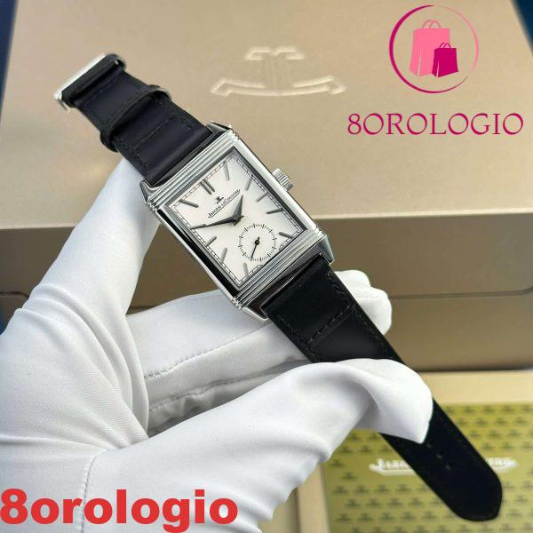 Jaeger-LeCoultre Reverso Tribute Monoface Small Seconds Q713842J Quadrante Bianco Migliore Replica MGF 45.6×27.4mm Orologio - immagine 4