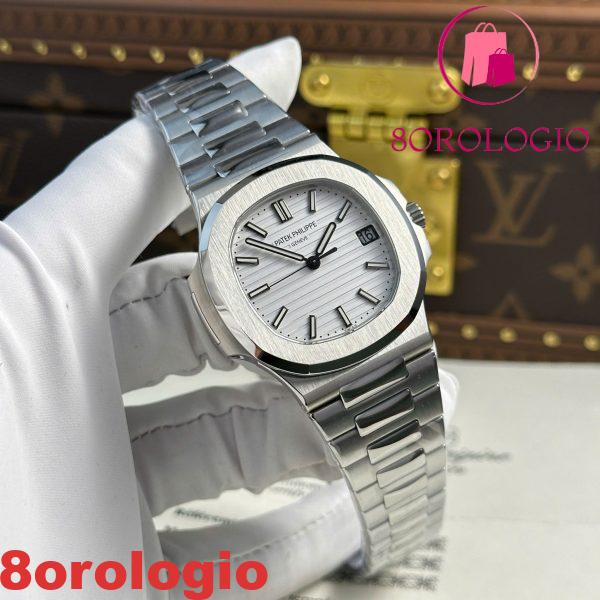 Patek Philippe Nautilus 5711/1A-011 Quadrante Bianco Replica Modificata 1:1 Super Clone 40mm Orologio - immagine 3