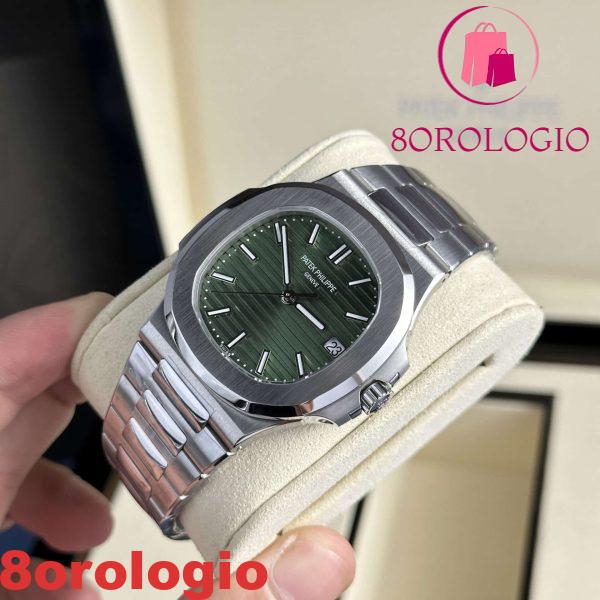 Patek Philippe Nautilus 5711/1A-014 Acciaio Quadrante Verde Migliore Replica 40mm Orologio - immagine 3
