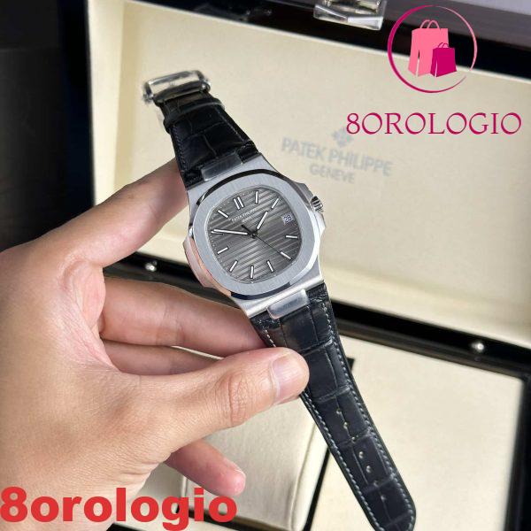 Patek Philippe Nautilus 5711G-001 Quadrante Grigio Migliore Replica 40mm Orologio - immagine 5