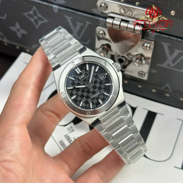 IWC Ingenieur Automatic IW328901 Quadrante Nero 1:1 Migliore Replica V7 Factory 40mm Orologio - immagine 7