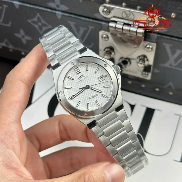 IWC Ingenieur Automatic IW328902 Quadrante Bianco Miglior Replica V7 Factory 40mm Orologio - immagine 7