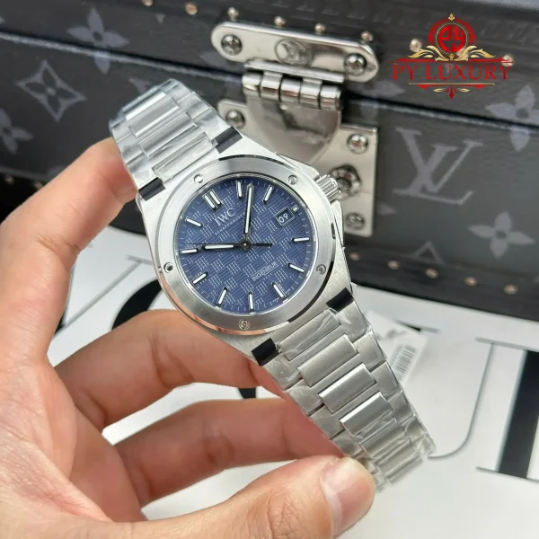 IWC Ingenieur IW328907 Automatic Quadrante Blu 1:1 Migliore Replica V7 Factory 40mm Orologio - immagine 8