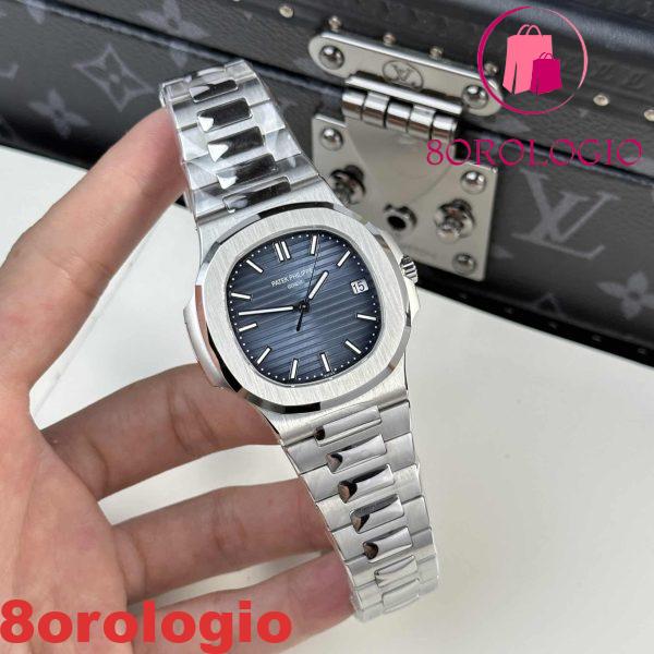 Replica Patek Philippe Nautilus 5811 Quadrante Blu 3K Factory 41mm Orologio - immagine 4