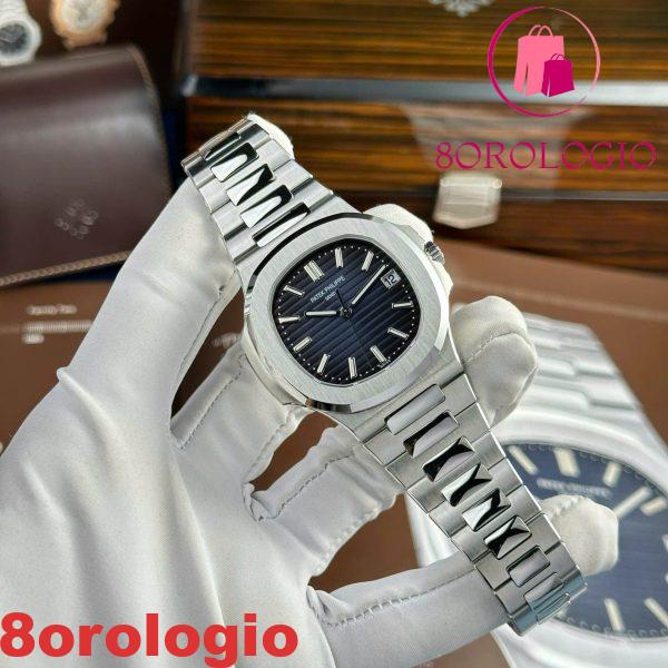 Patek Philippe Nautilus 5811/1G Quadrante Blu Replica Modificata Opzioni Complete Super Clone 41mm Orologio - immagine 3