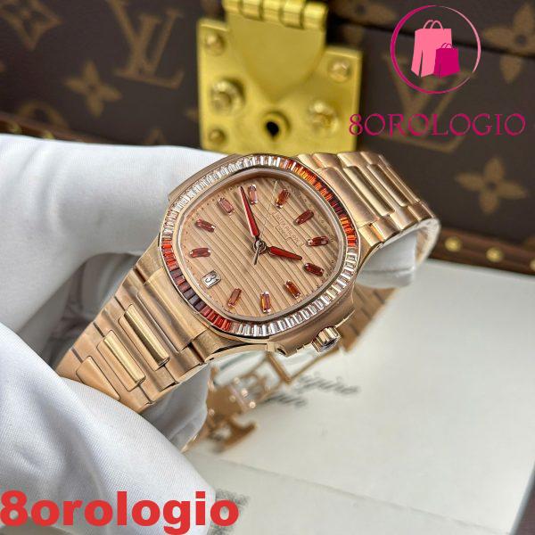 Patek Philippe Nautilus 7118/1300R-001 Quadrante in Oro Oro Rosa Replica 1:1 3KF 35,2mm Orologio - immagine 3